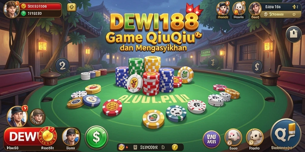 Tampilan gameplay seru dalam DEWI188 QiuQiu.