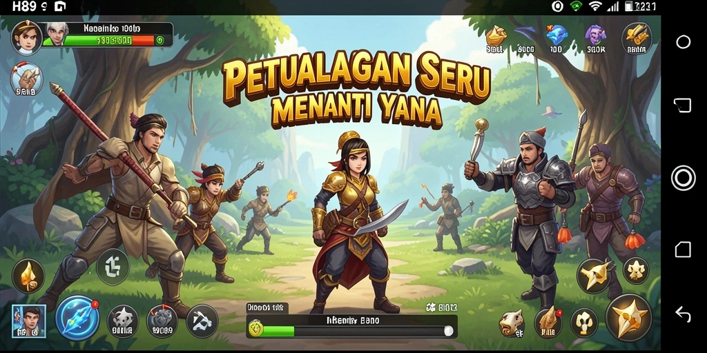 Tampilan menarik dari gameplay H89 yang penuh petualangan.