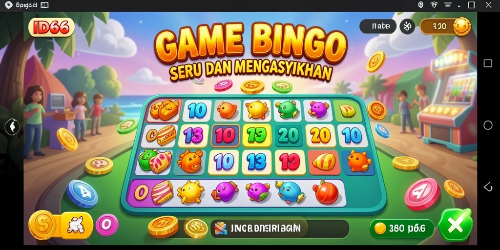 Gameplay seru dalam permainan Bingo ID66 dengan grafik menawan.