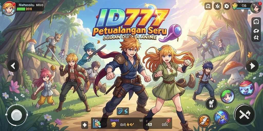 Tampilan menakjubkan dari gameplay dalam ID777.
