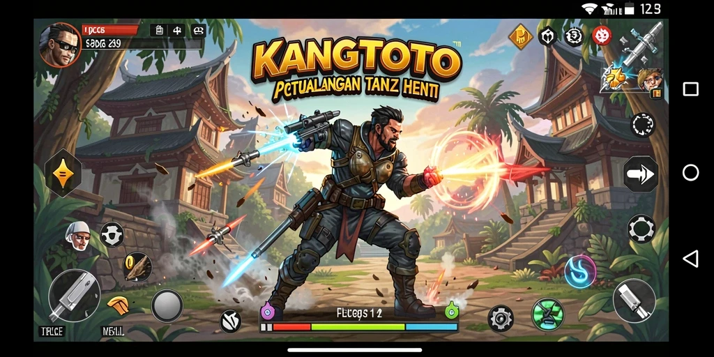 Gameplay KANGTOTO yang seru dengan aksi mendebarkan.
