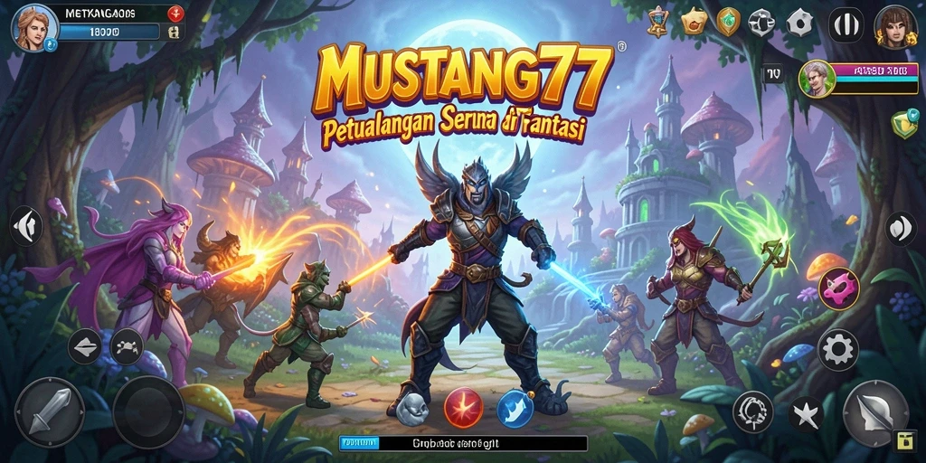 Gameplay seru dari MUSTANG77 saat menjelajahi dunia fantasi.