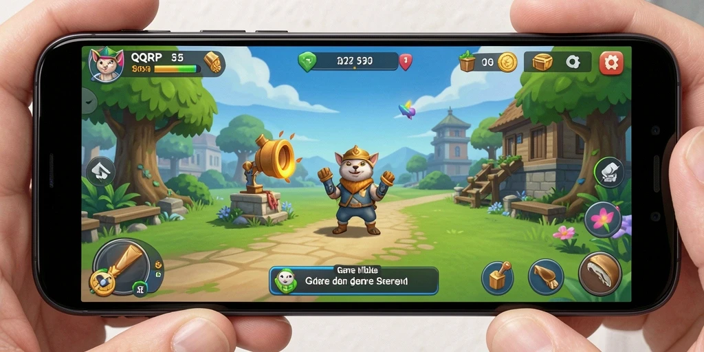 Tampilan gameplay QQRP yang menakjubkan dan interaktif.