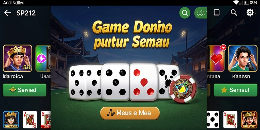 Gameplay SP212 menampilkan aksi menarik dalam permainan Domino.