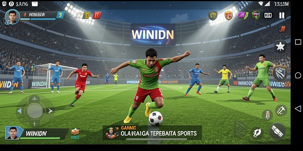 Tangkapan layar gameplay WINIDN yang memukau.